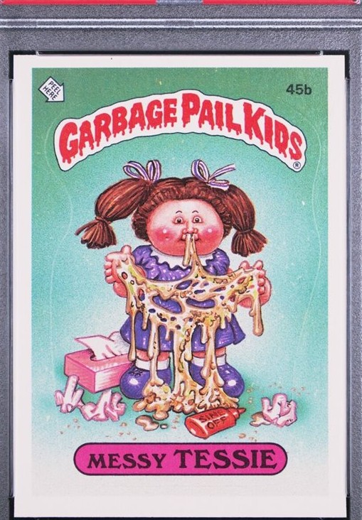 1985 Topps Garbage Pail Kids Series 2 #45b Messy Tessie front