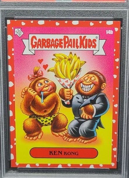 2020 Topps Garbage Pail Kids Mr. And Mrs. Red Hearts #14b Ken Kong front