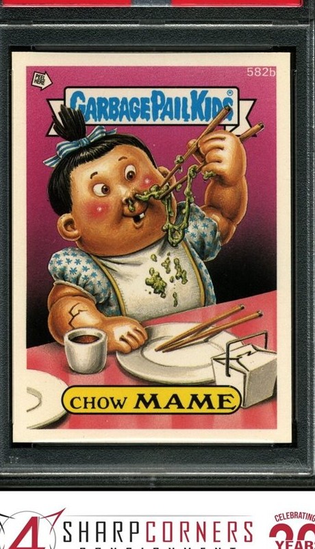 1988 Topps Garbage Pail Kids Series 15 #582b Chow Mame front