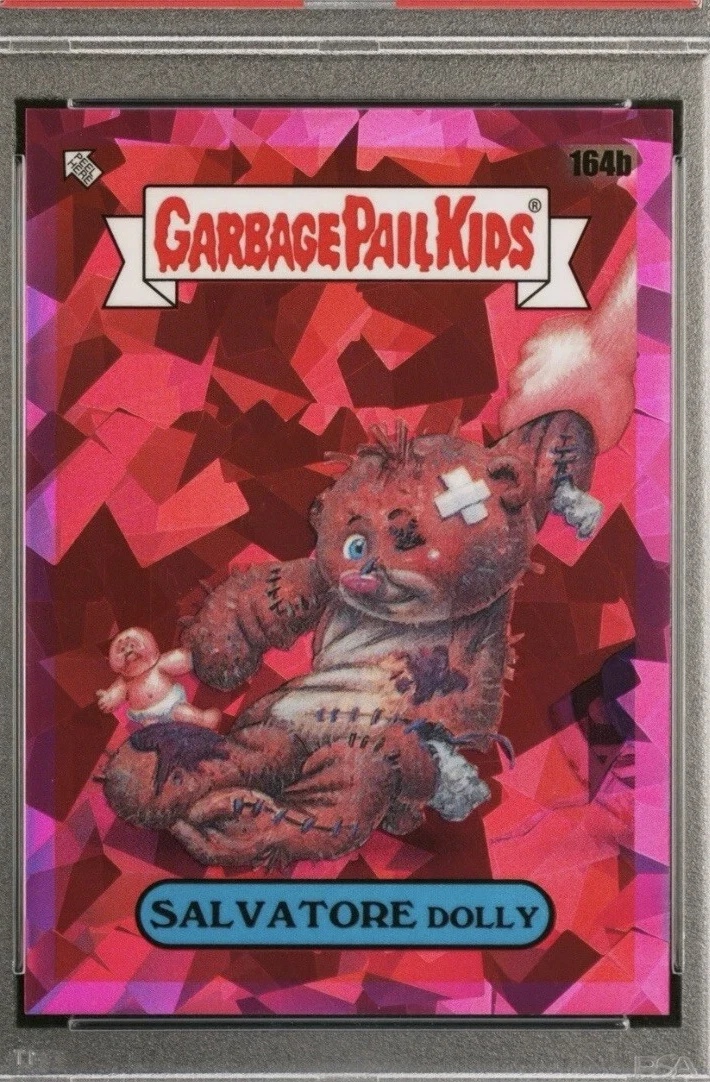 2021 Topps Garbage Pail Kids Sapphire Edition Fuchsia #164b Salvatore Dolly front