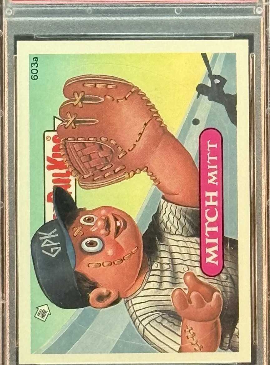 1988 Topps Garbage Pail Kids Series 15 #603a Mitch Mitt front