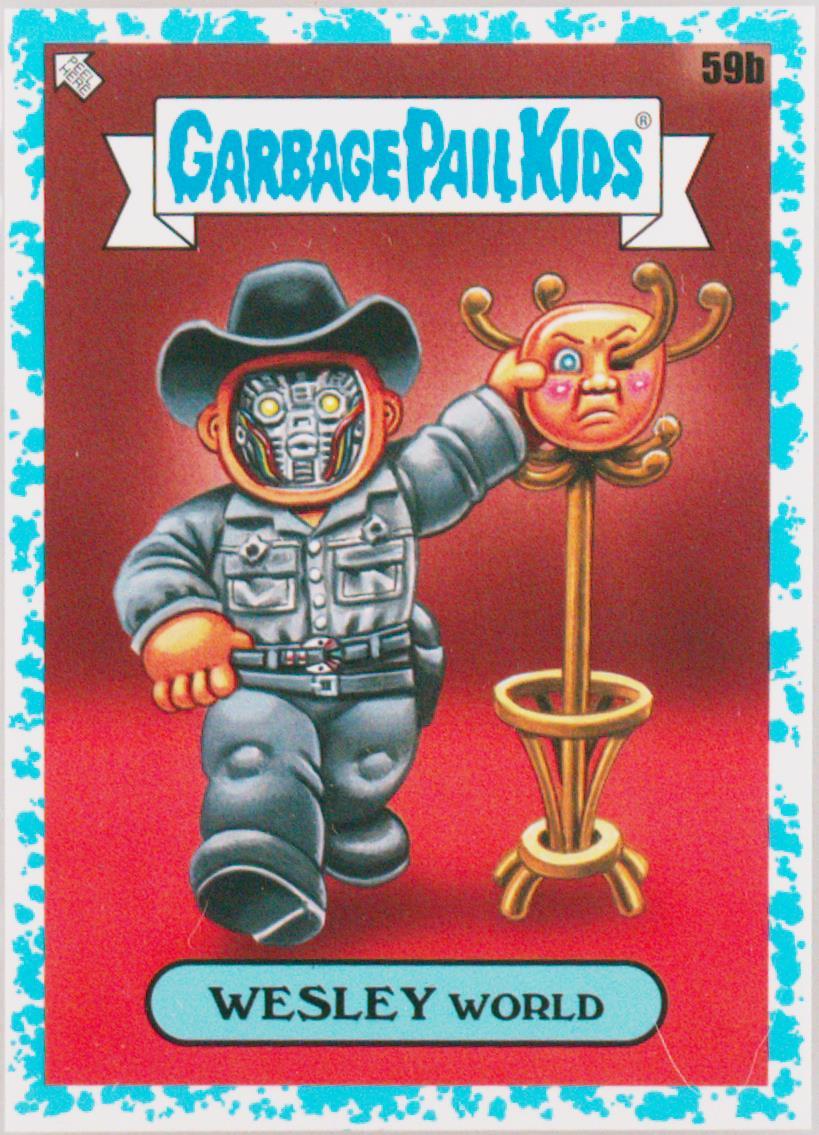 2023 Topps Garbage Pail Kids Intergoolactic Mayhem Galaxy #59b Wesley World front
