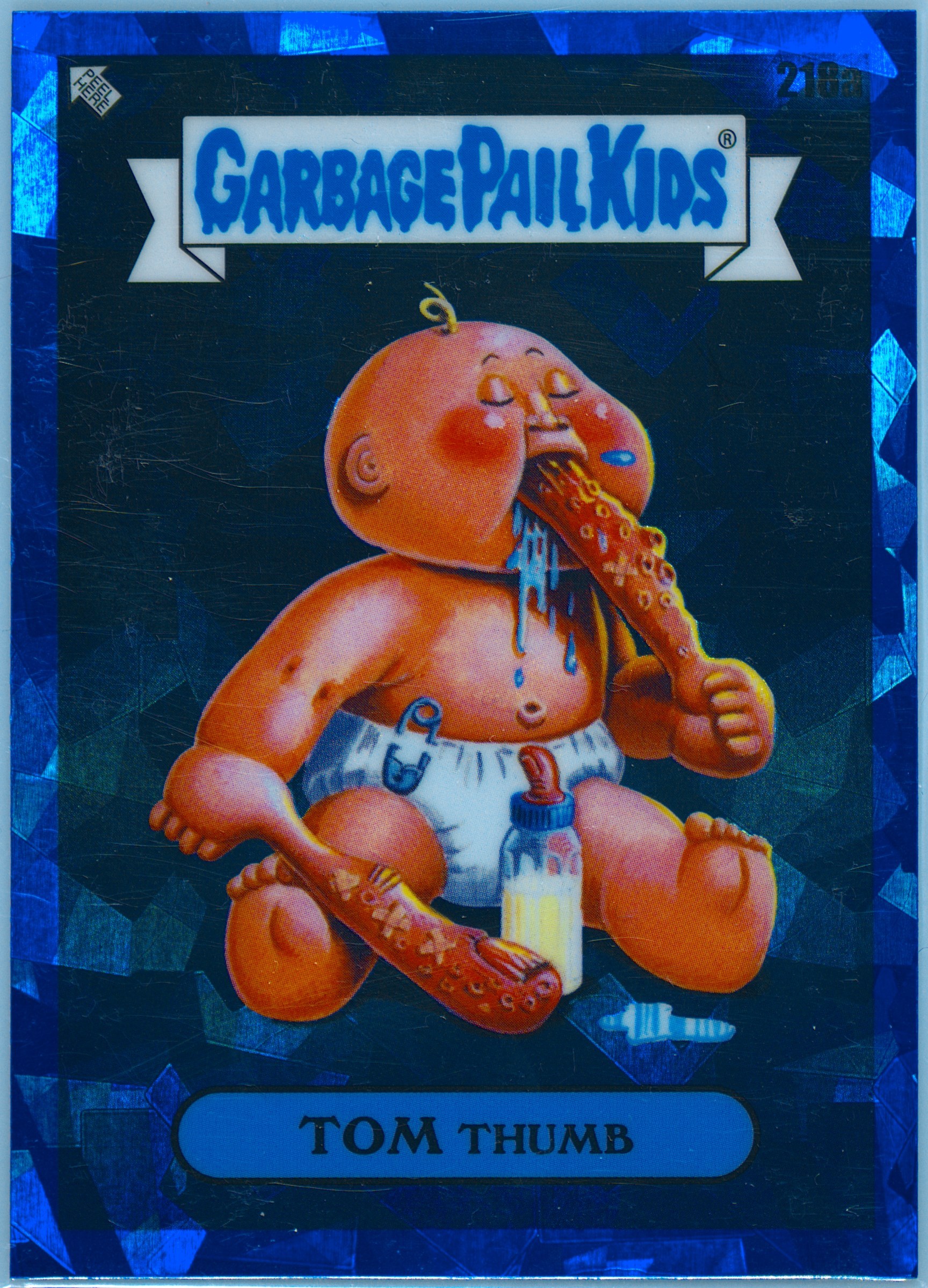 2023 Topps Topps Garbage Pail Kids Sapphire Edition #218a Tom Thumb front