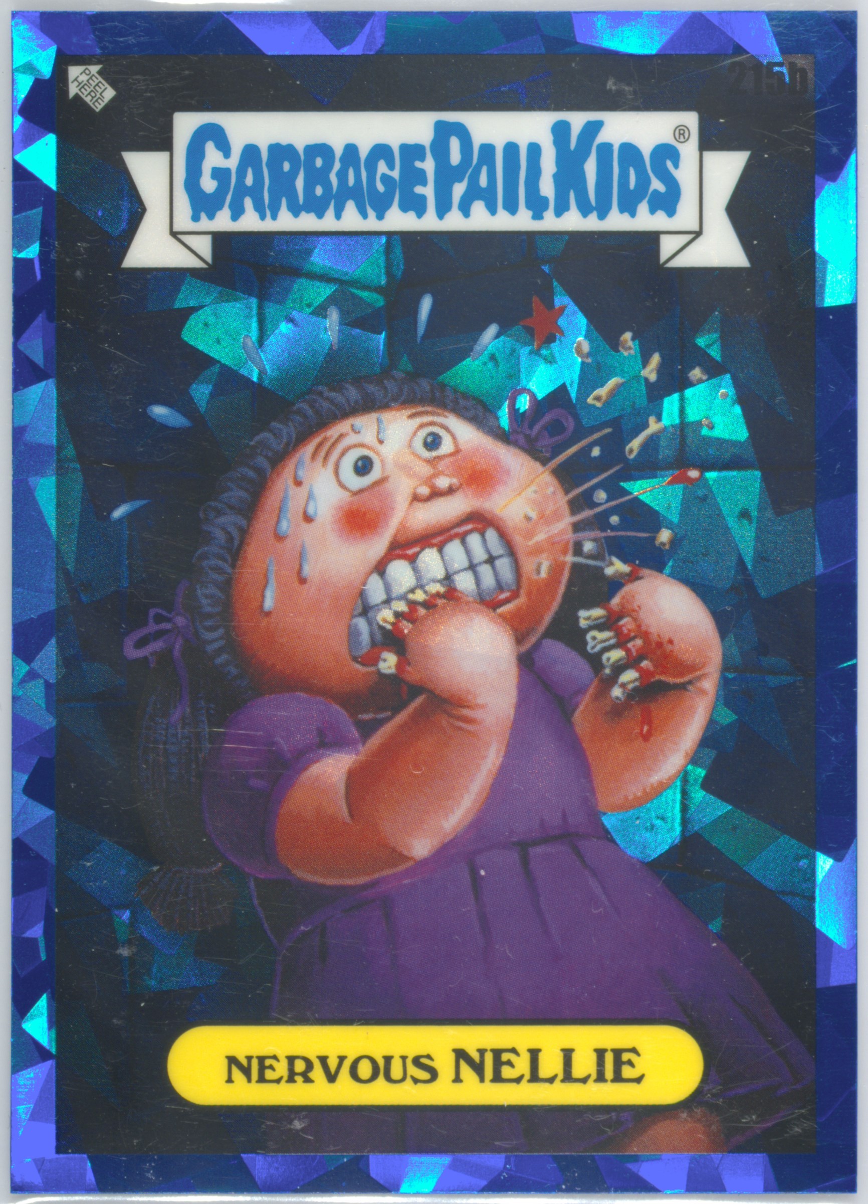 2023 Topps Topps Garbage Pail Kids Sapphire Edition #215b Nervous Nellie front