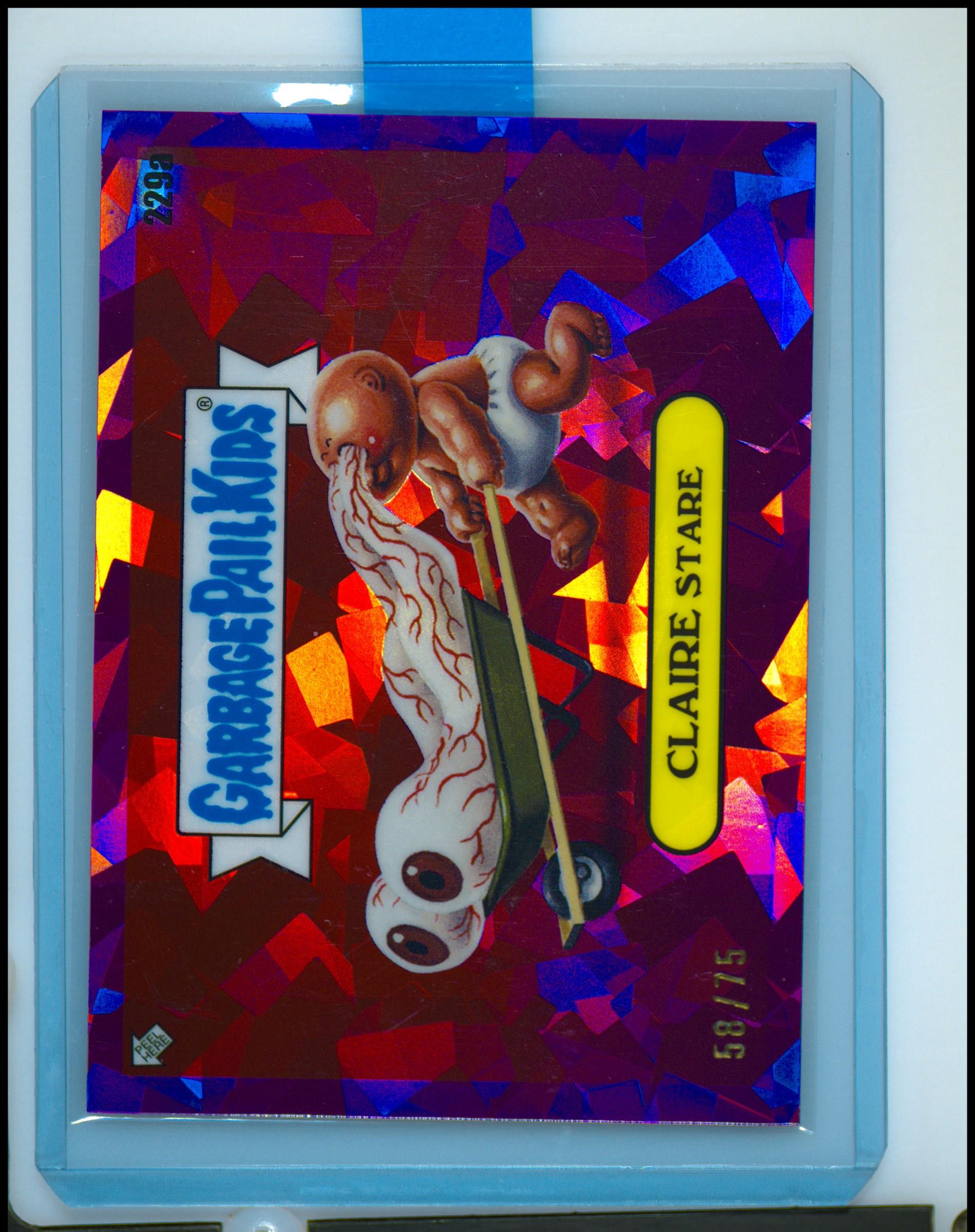 2023 Topps Topps Garbage Pail Kids Sapphire Edition Fuchsia #229a Claire Stare front