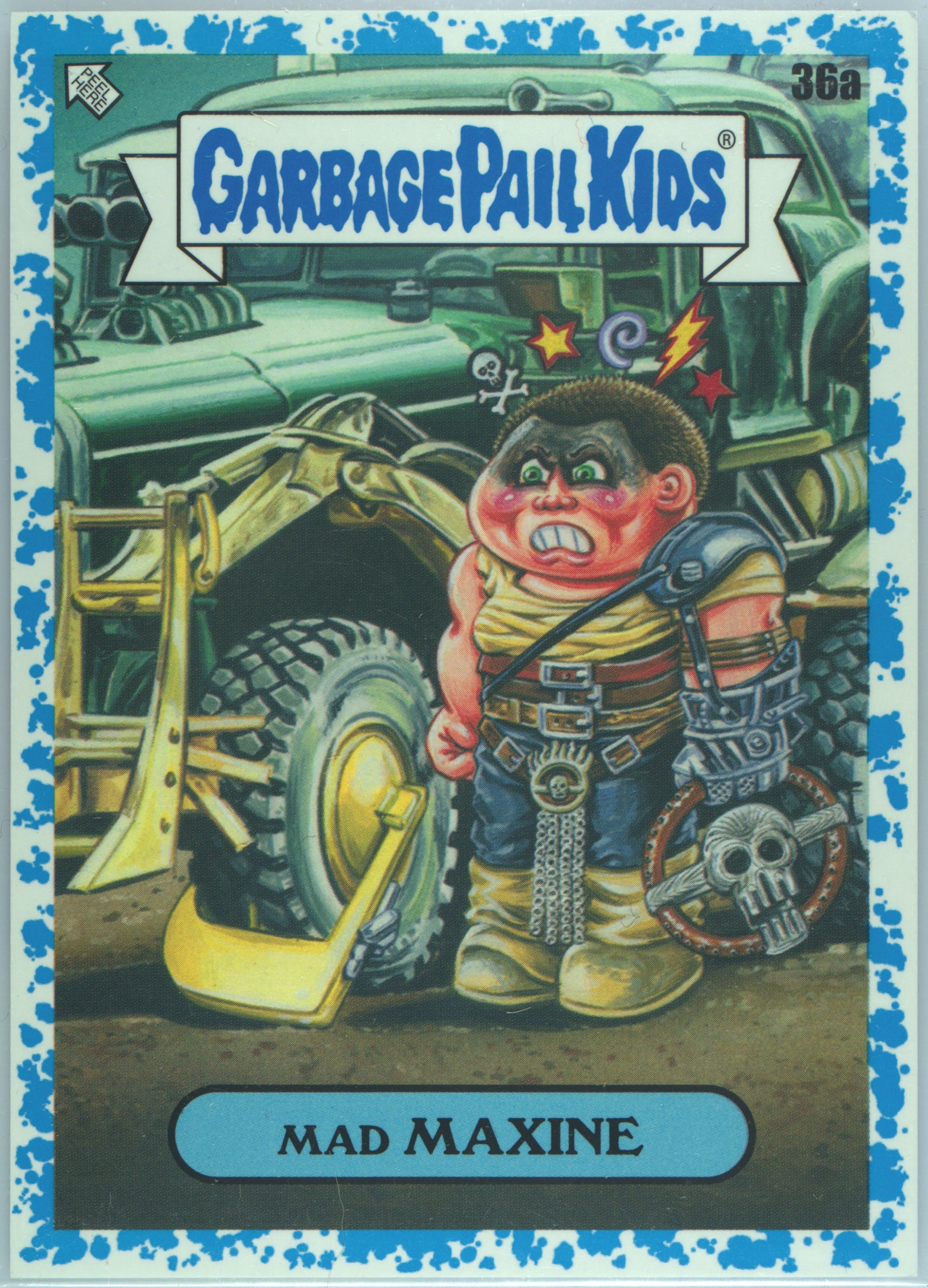 2023 Topps Garbage Pail Kids Intergoolactic Mayhem Galaxy #36a Mad Maxine front