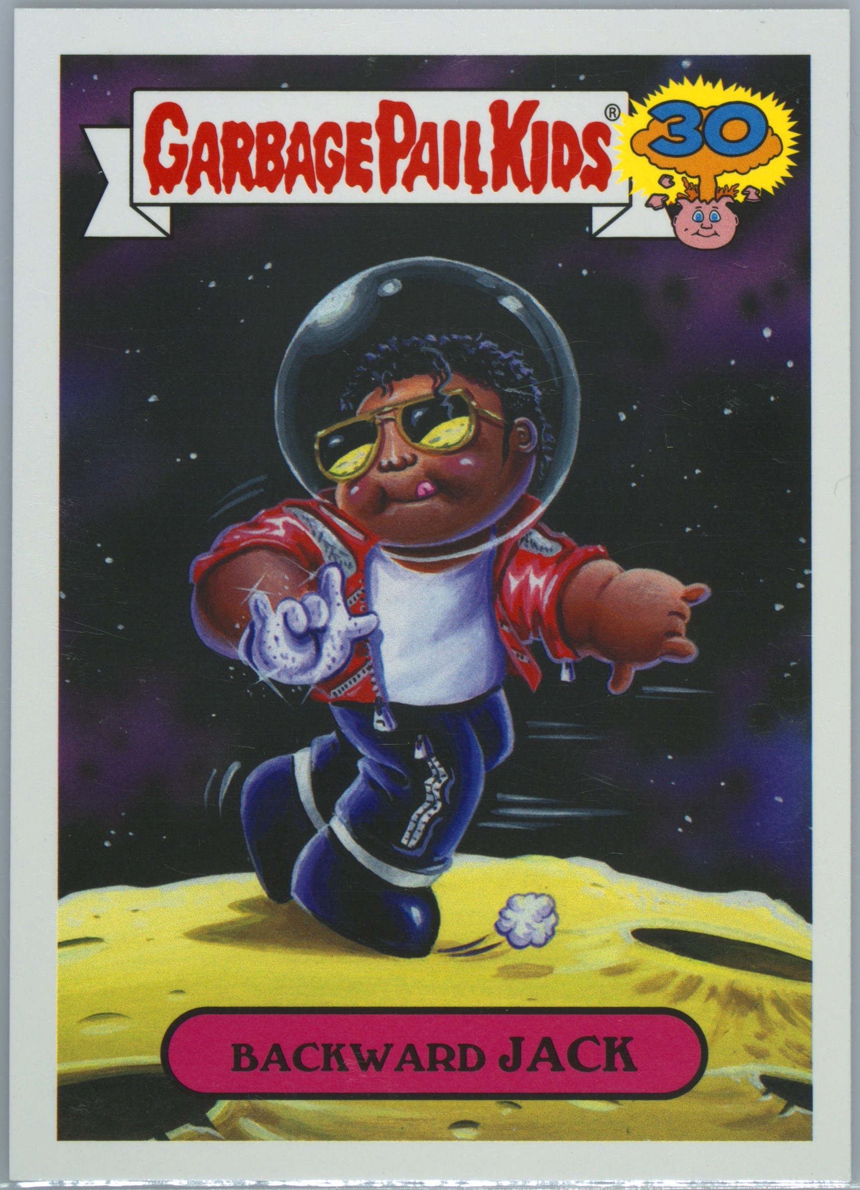 2015 Topps Topps Garbage Pail Kids 30Th Anniversary '80'S Spoof Character Back #22b Backward Jack front