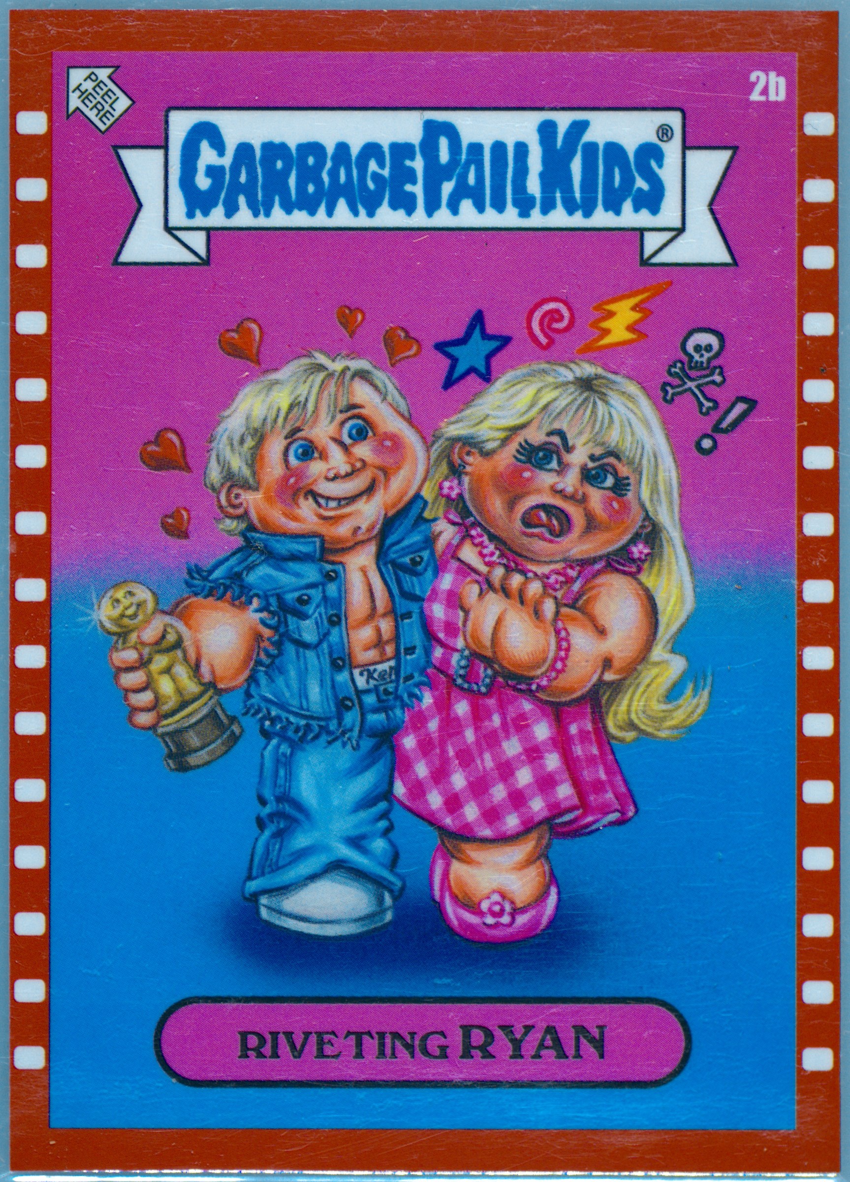2024 Topps Garbage Pail Kids Not-Scars Film #2b Riveting Ryan front
