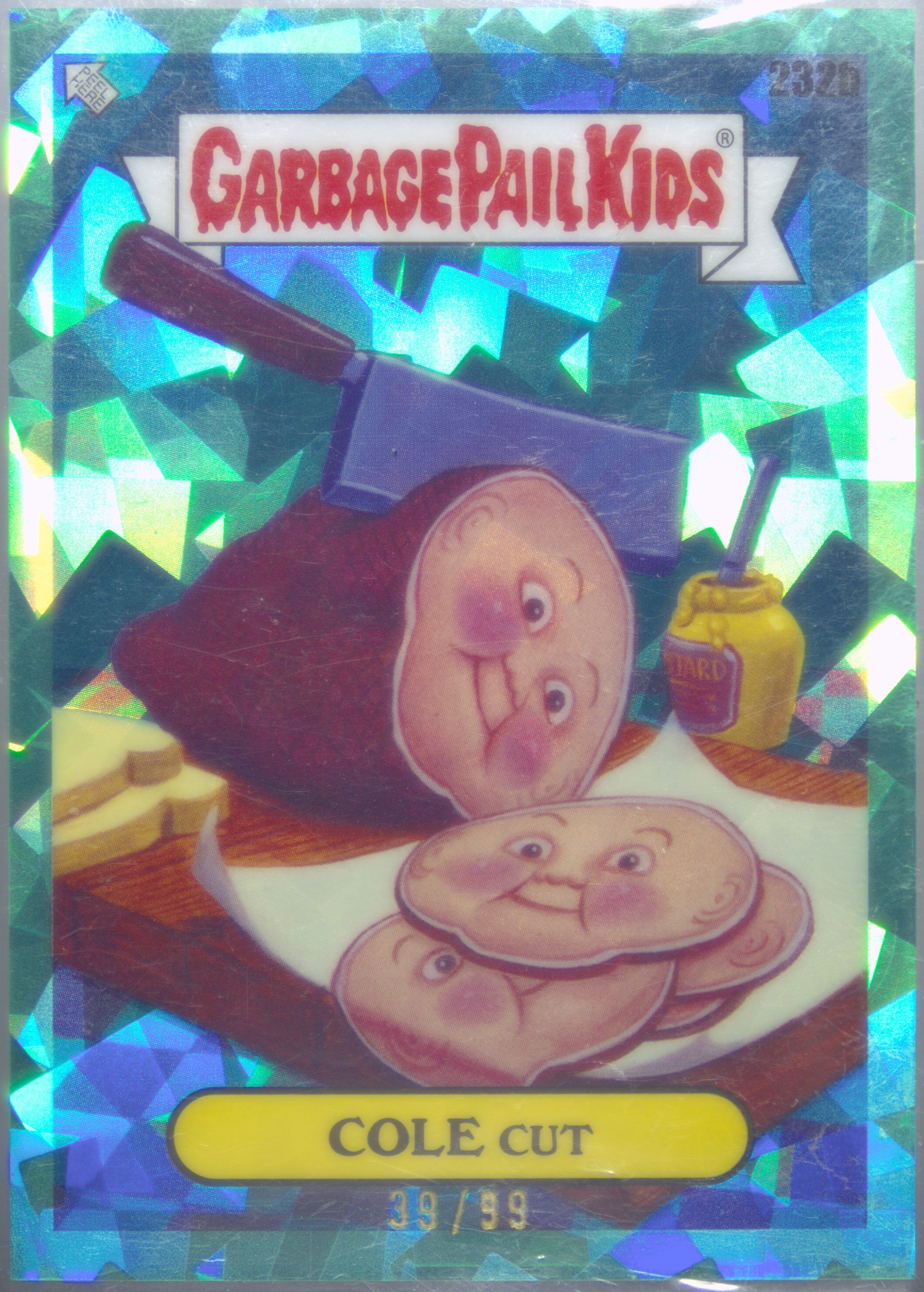 2023 Topps Topps Garbage Pail Kids Sapphire Edition Aqua #220a Joan Clone front