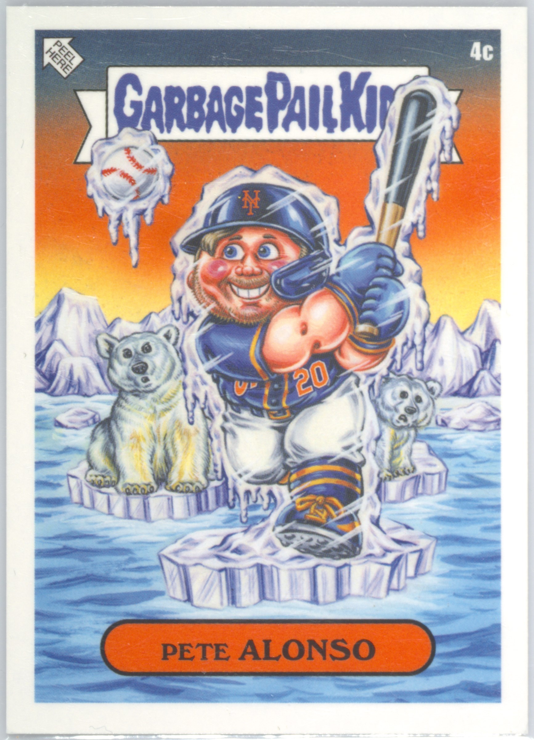 2023 Topps Topps Garbage Pail Kids X Mlb Series 3 #4c Pete Alonso front