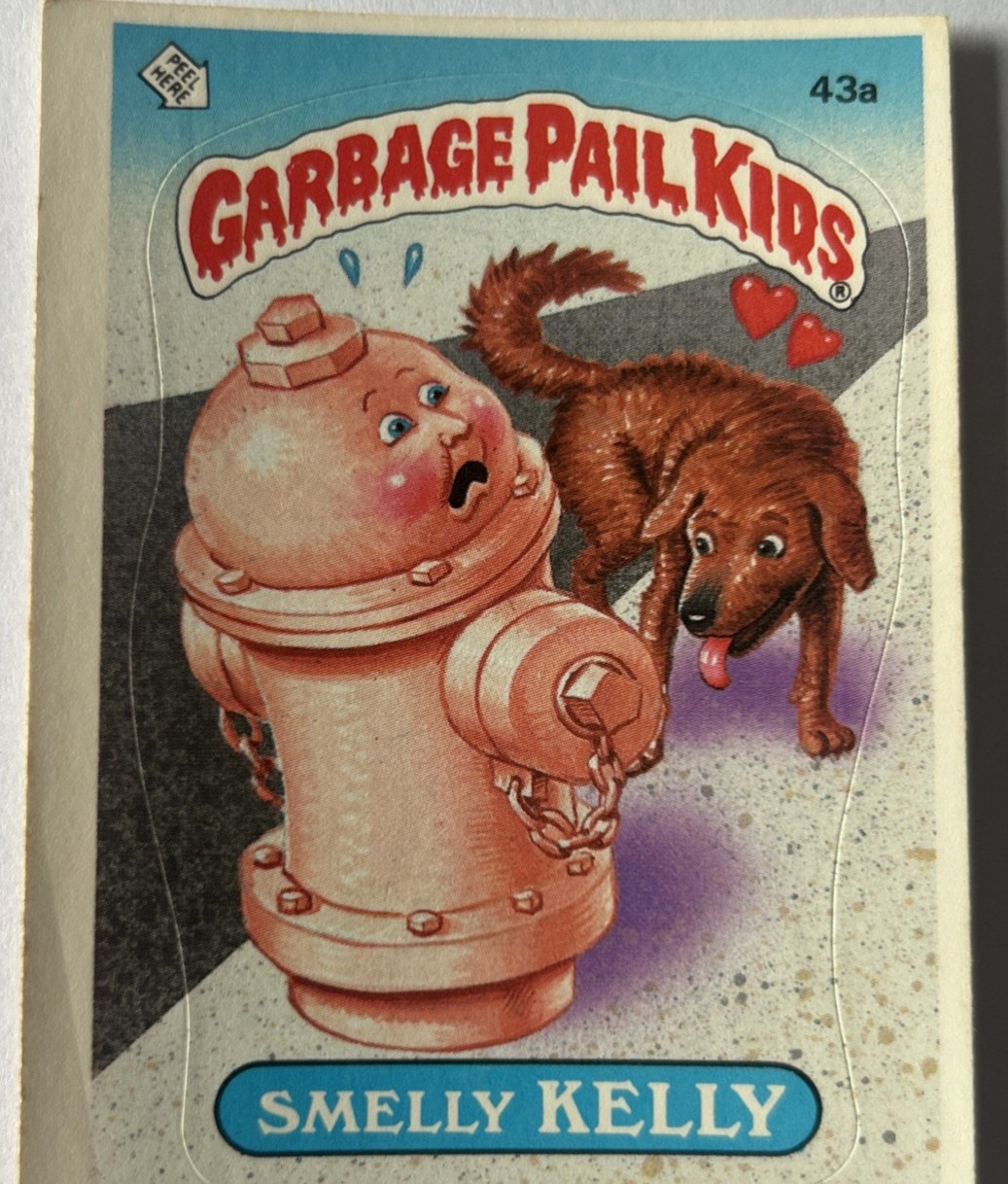 1985 Topps Garbage Pail Kids Series 2 Glossy #43a Smelly Kelly front